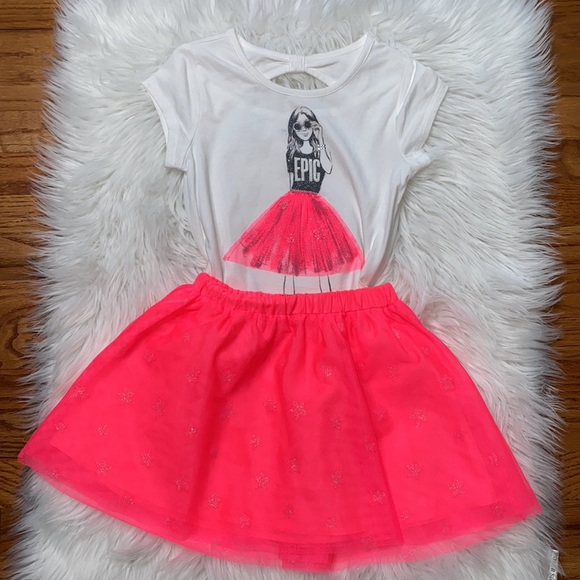 Girls skirt set